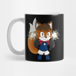 Fireworks Fox Mug